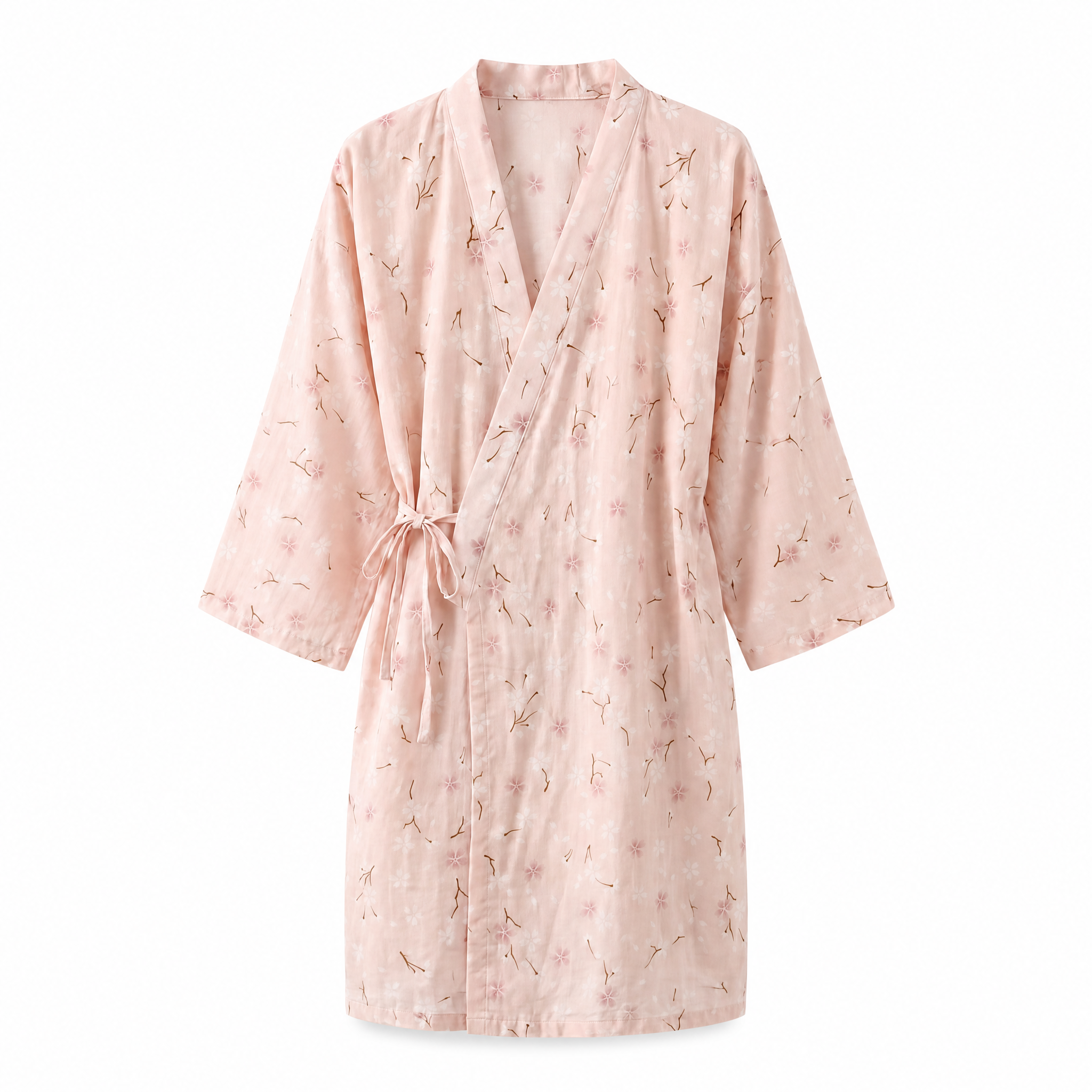 Primavera floral gauze robe Sakura Blossom hero