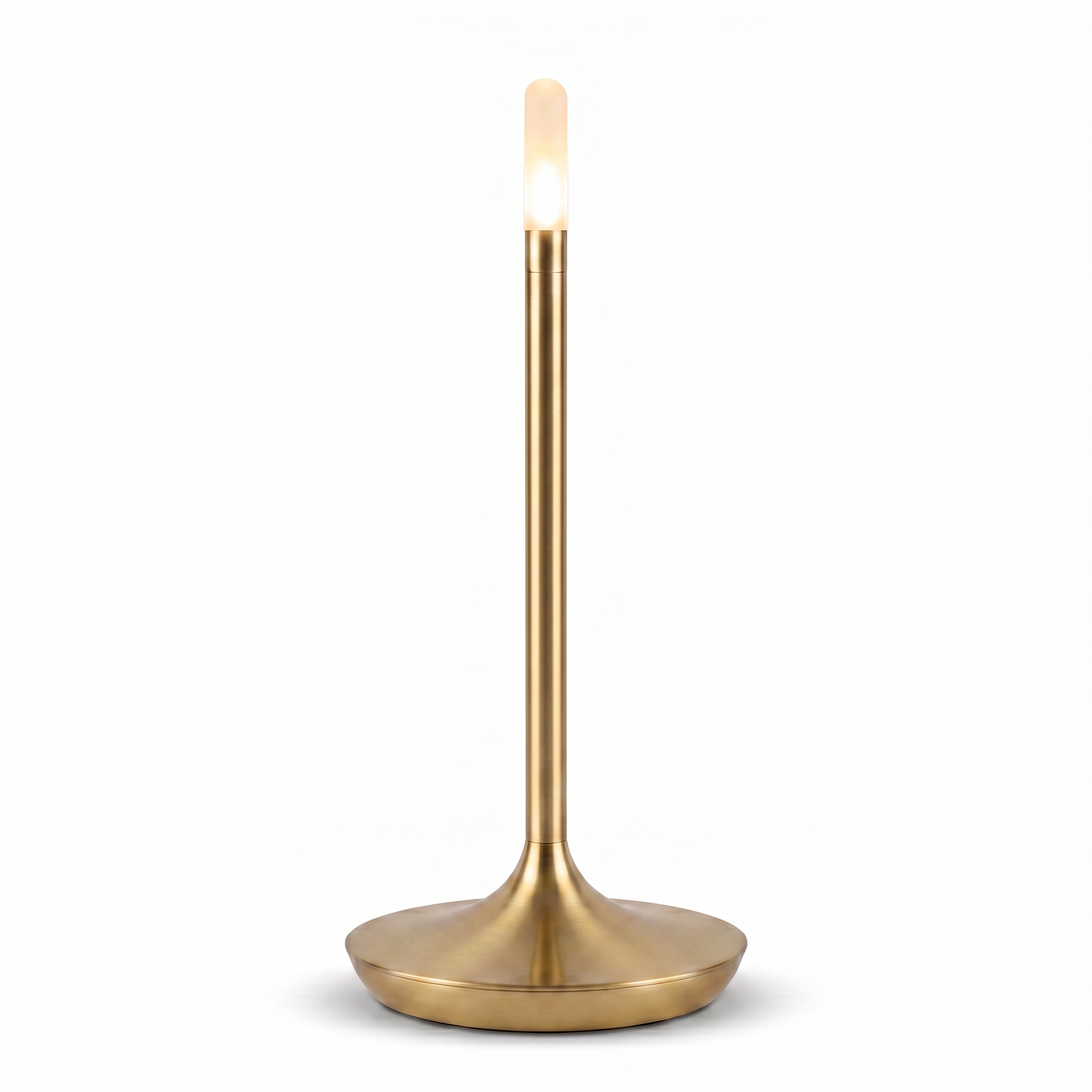 Fiamma cordless candle lamp in gold