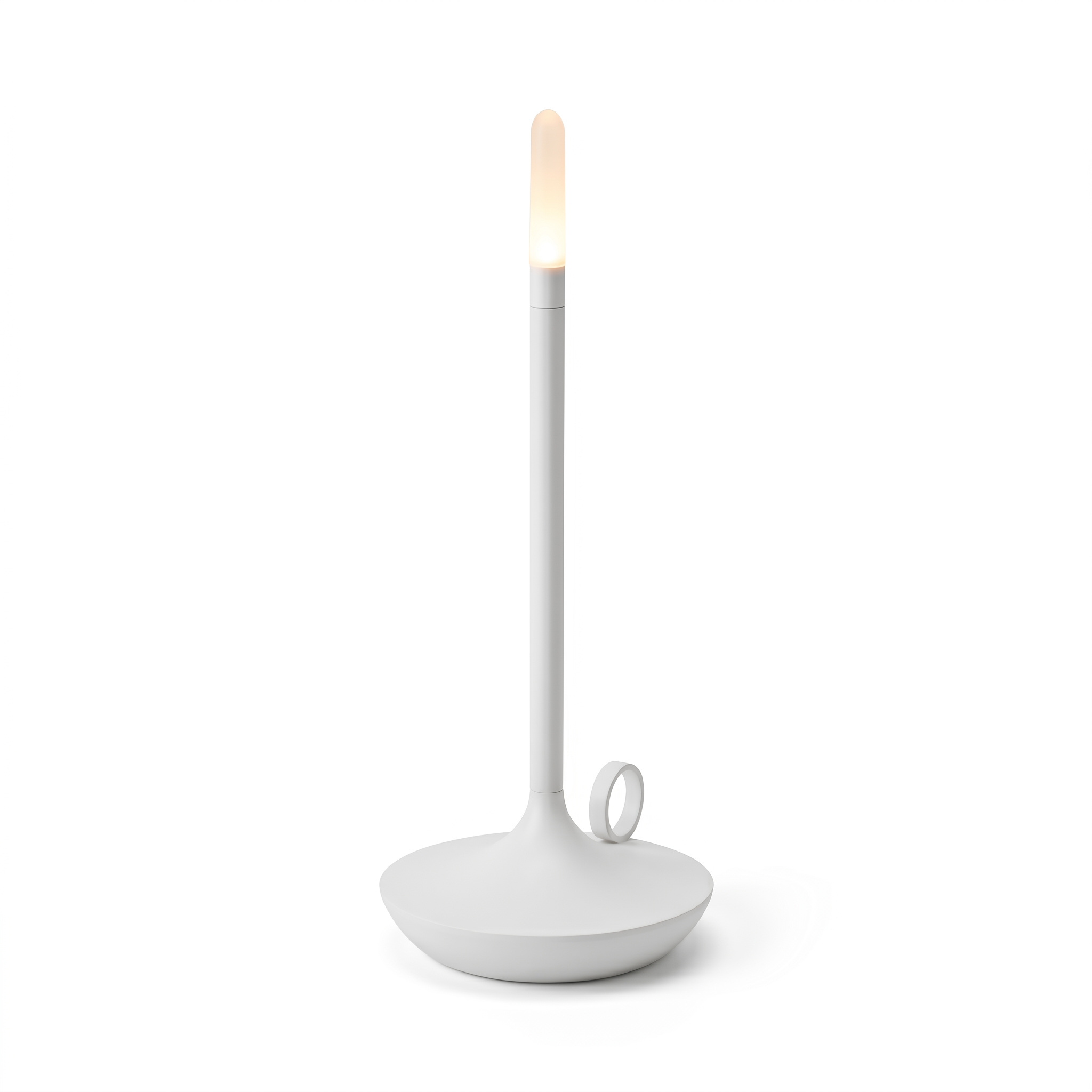 Fiamma cordless candle lamp in white