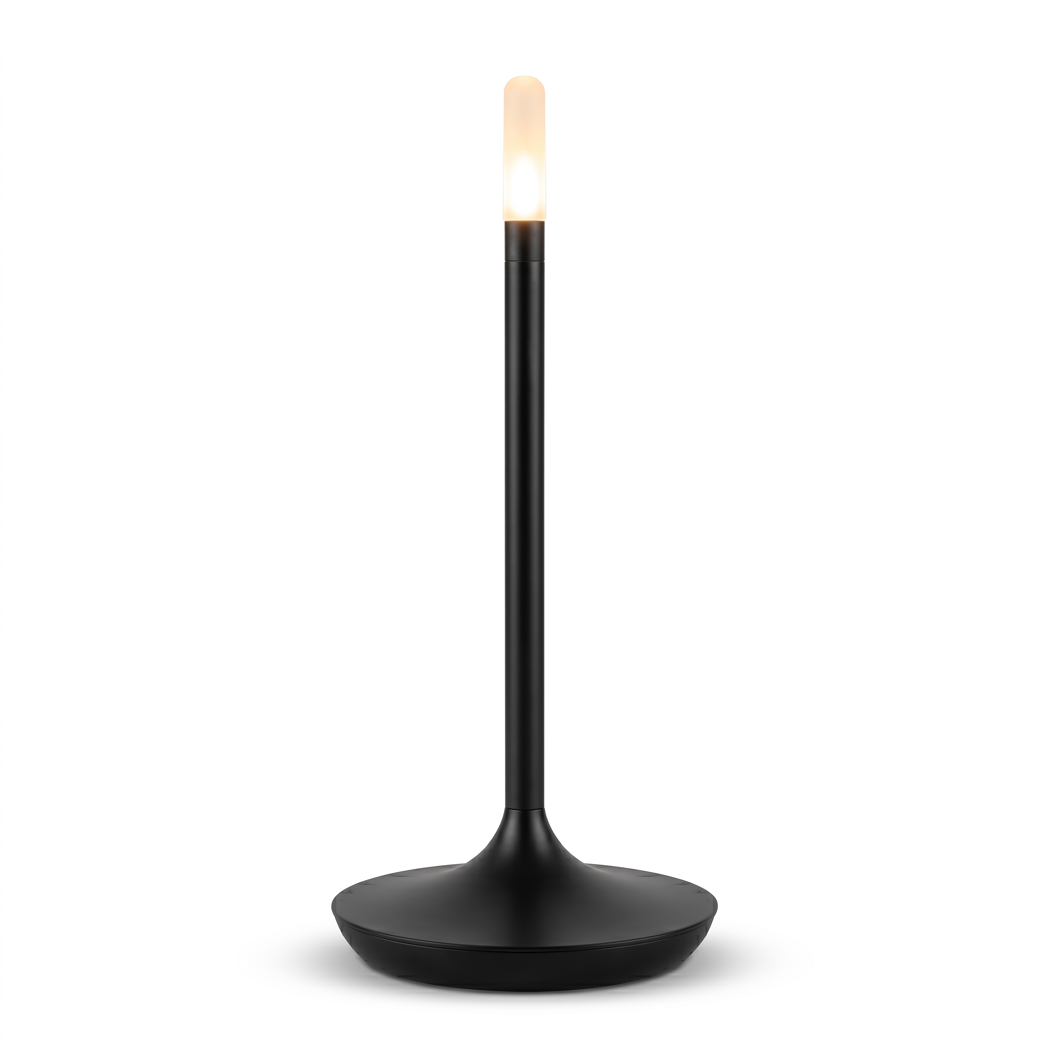 Fiamma cordless candle lamp in black
