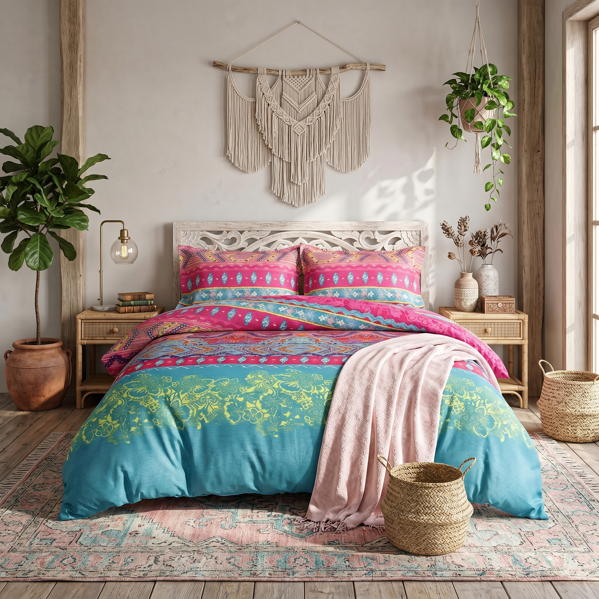 Carovana Tribe Bloom styled bedroom