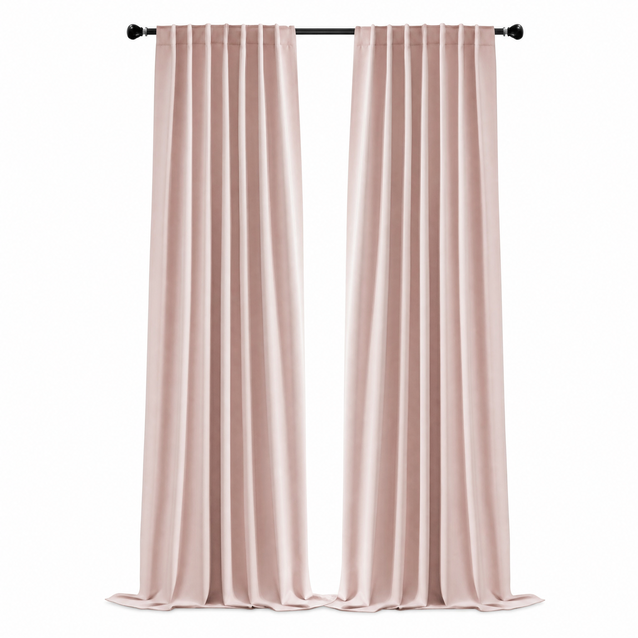Penombra Thermal Blackout Curtains Blush Pink