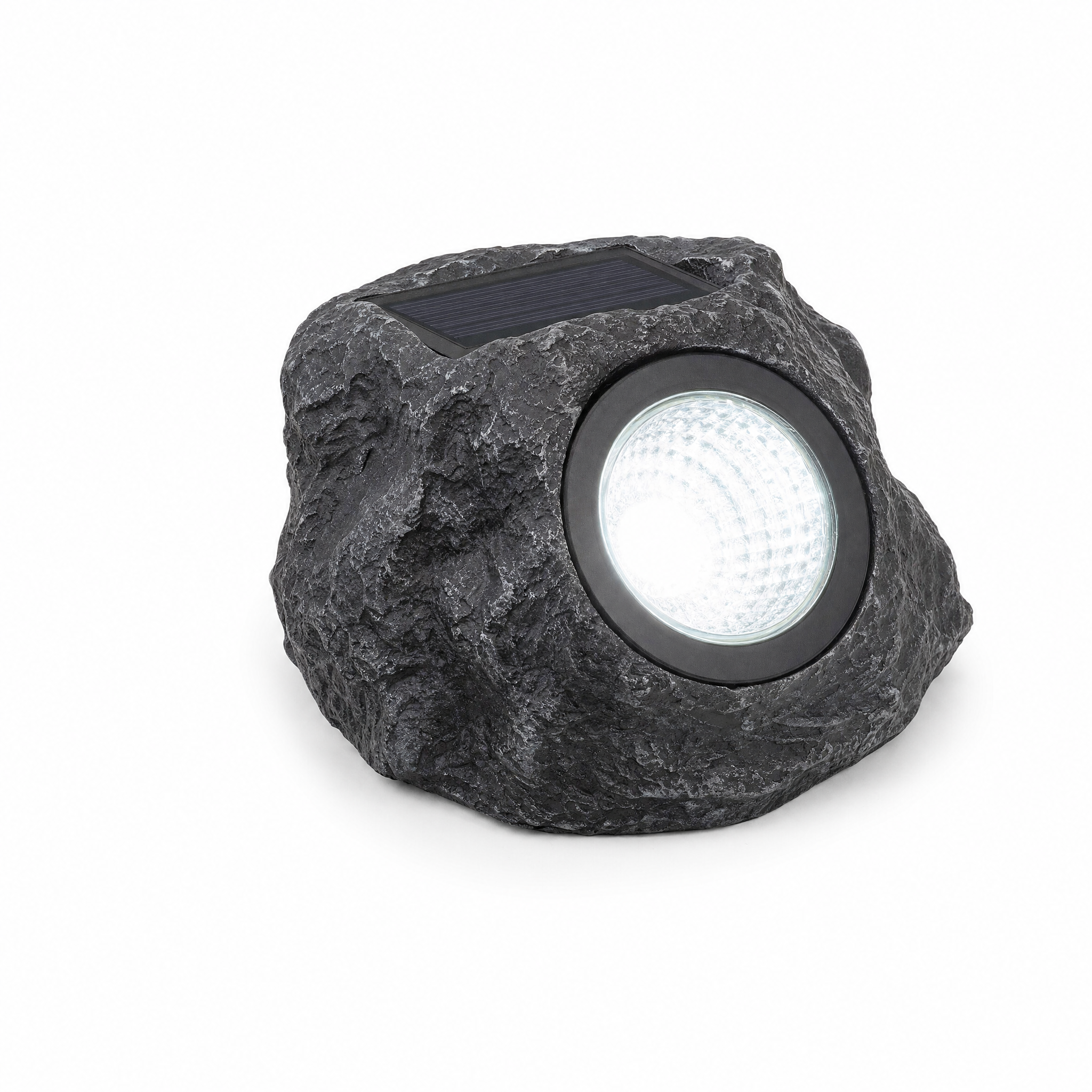 Lucciola Solar Stone Light natural white on white background