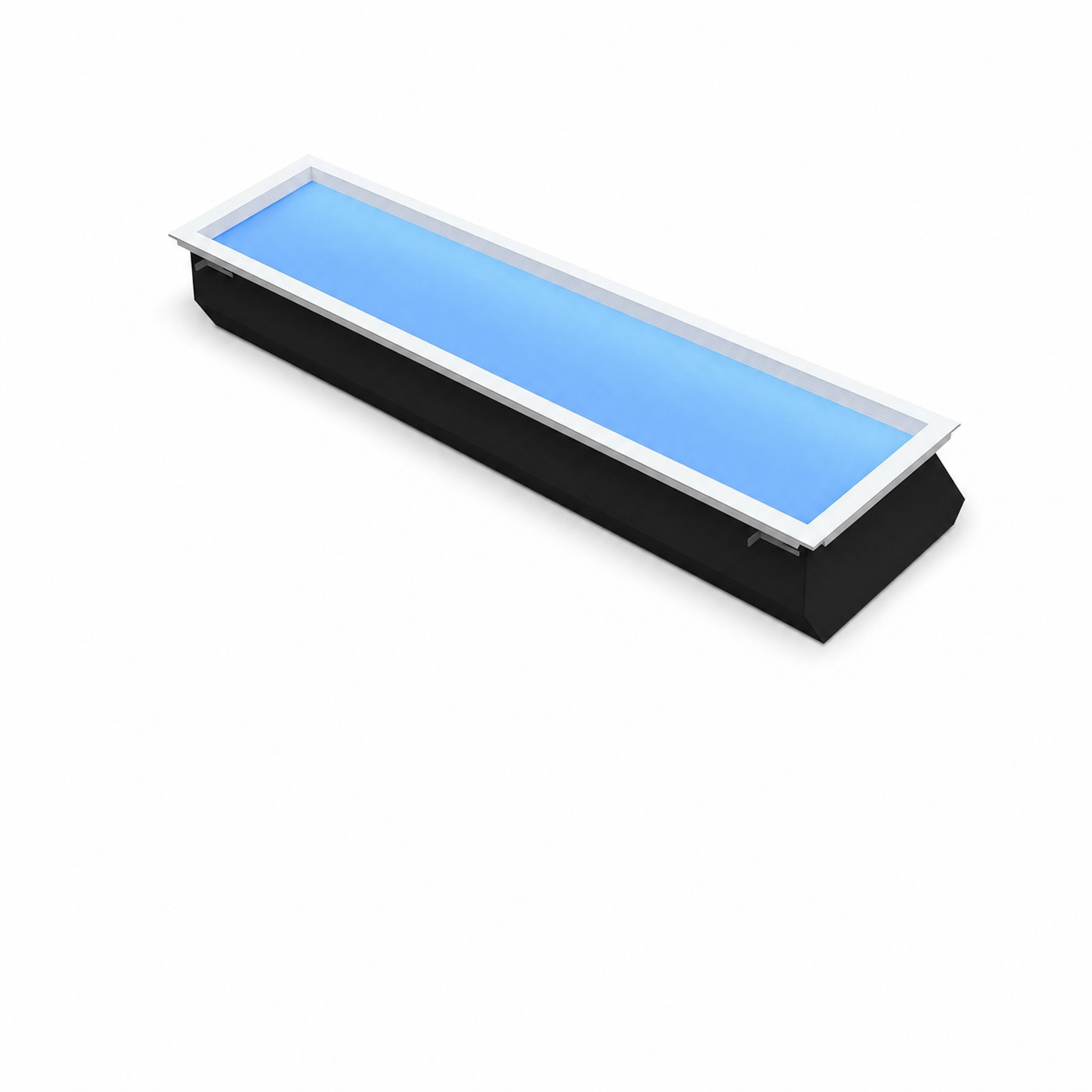 Cielo blue sky ceiling panel 120x30cm on white