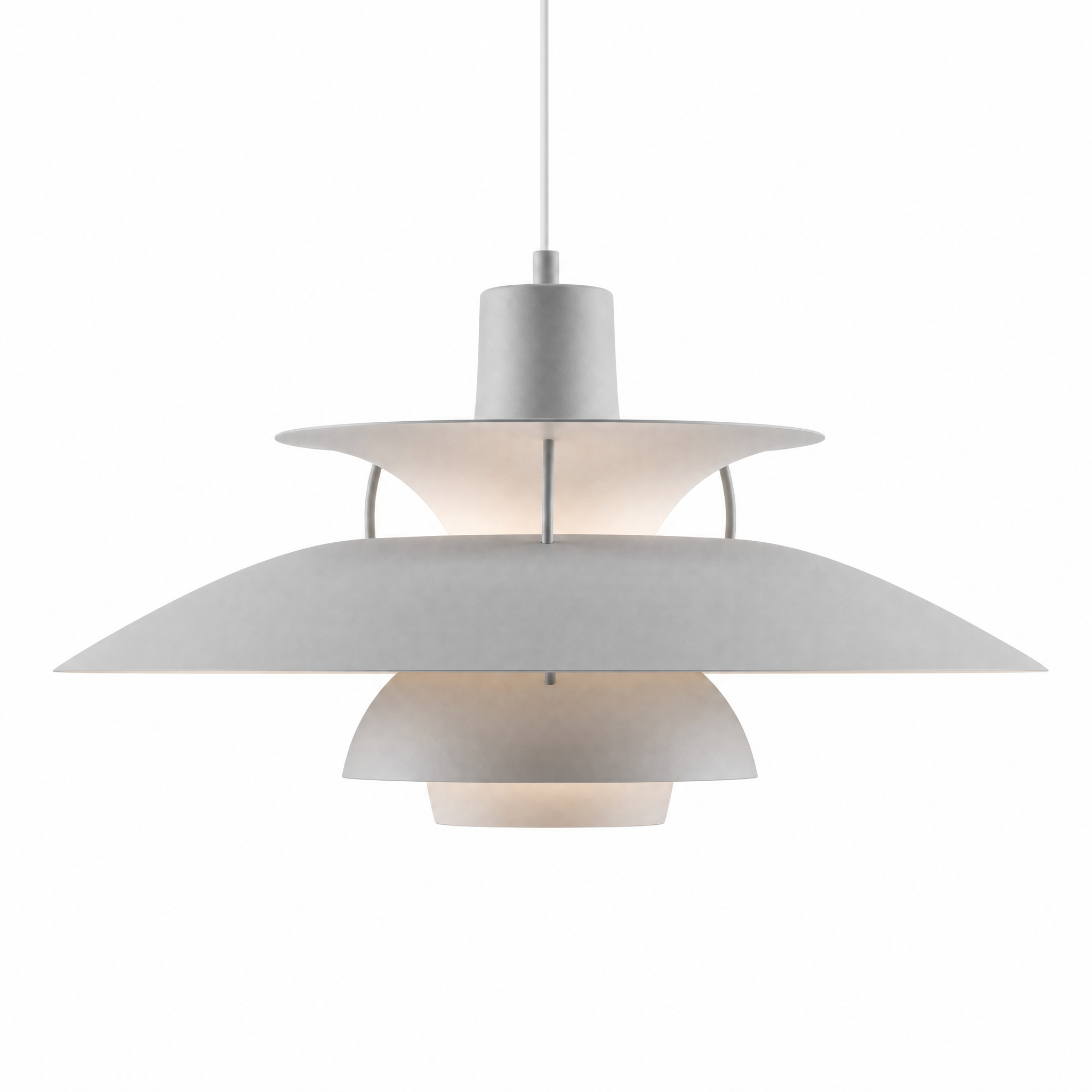 Dalia grey tiered pendant light