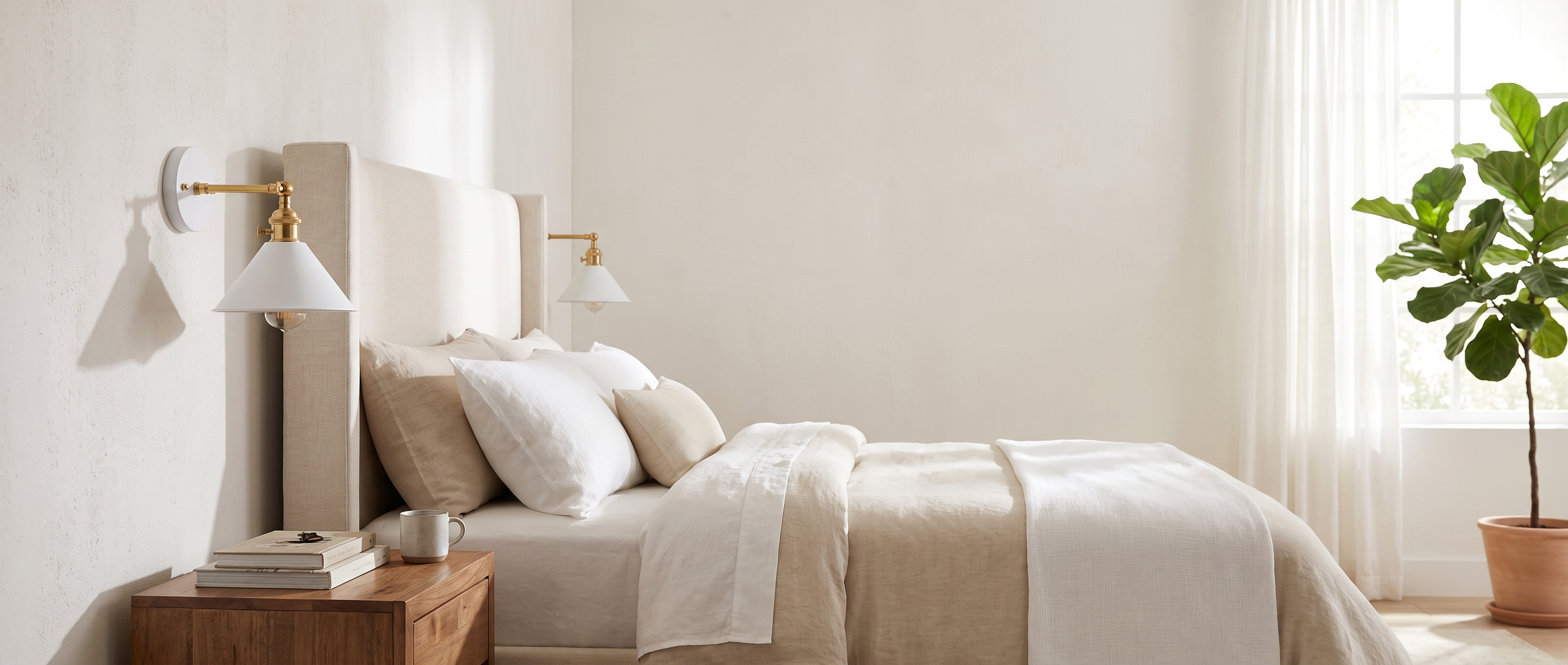 Dolce Aria cone wall sconce luxury bedroom banner