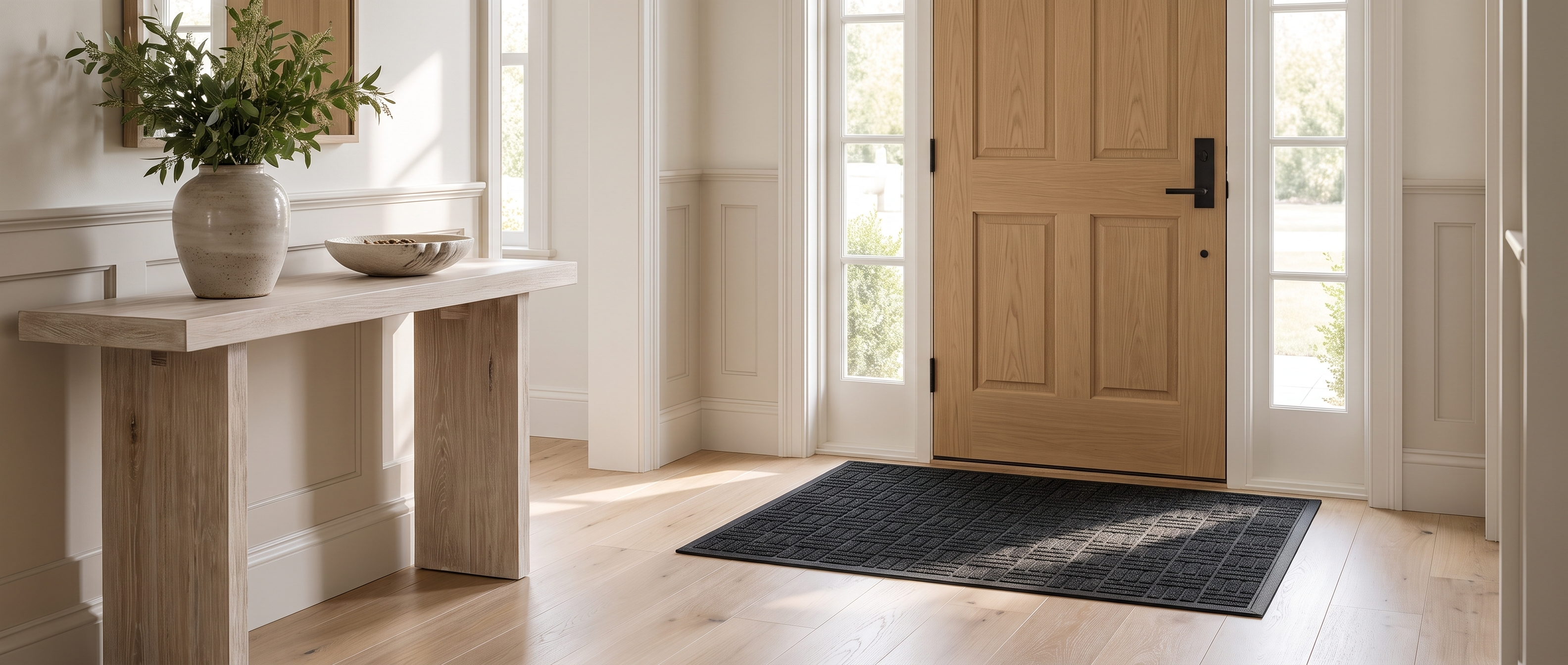 Portico non-slip doormat lifestyle banner
