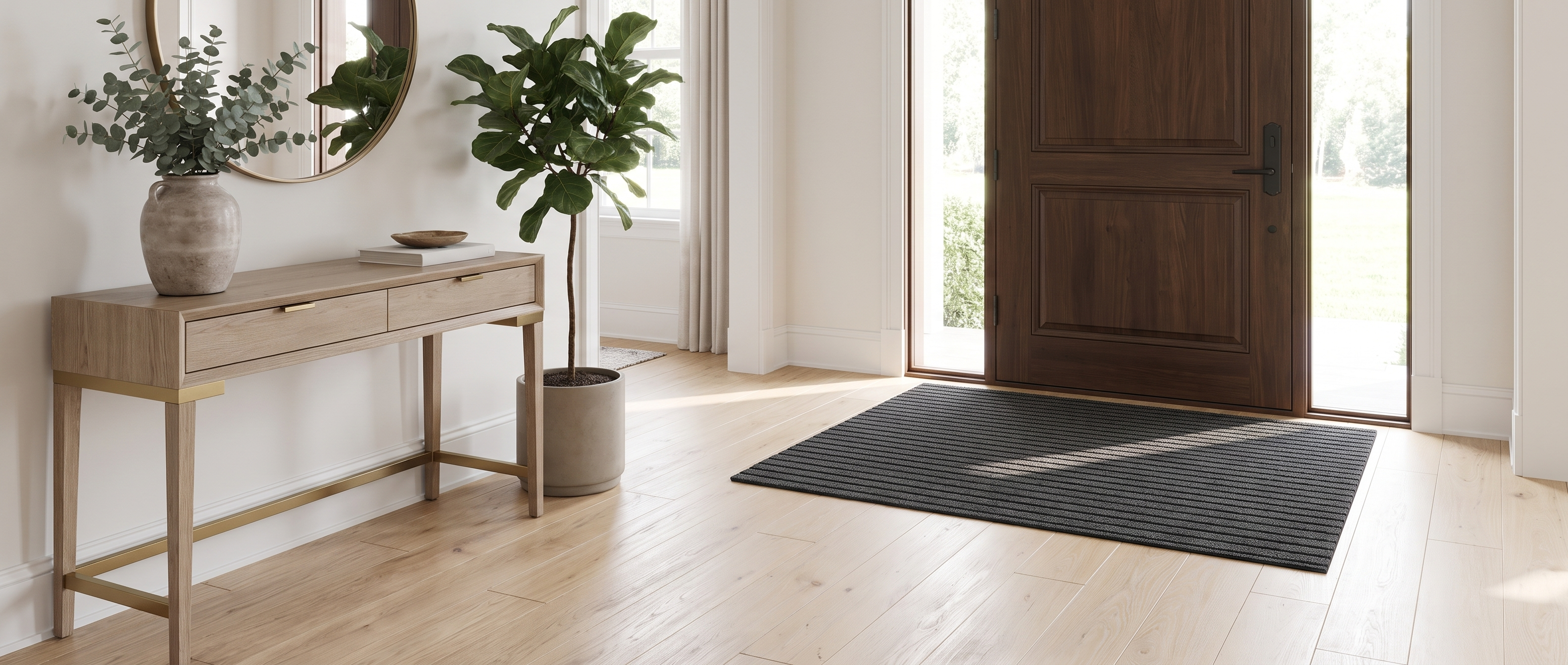 Riga Nobile ribbed doormat lifestyle banner
