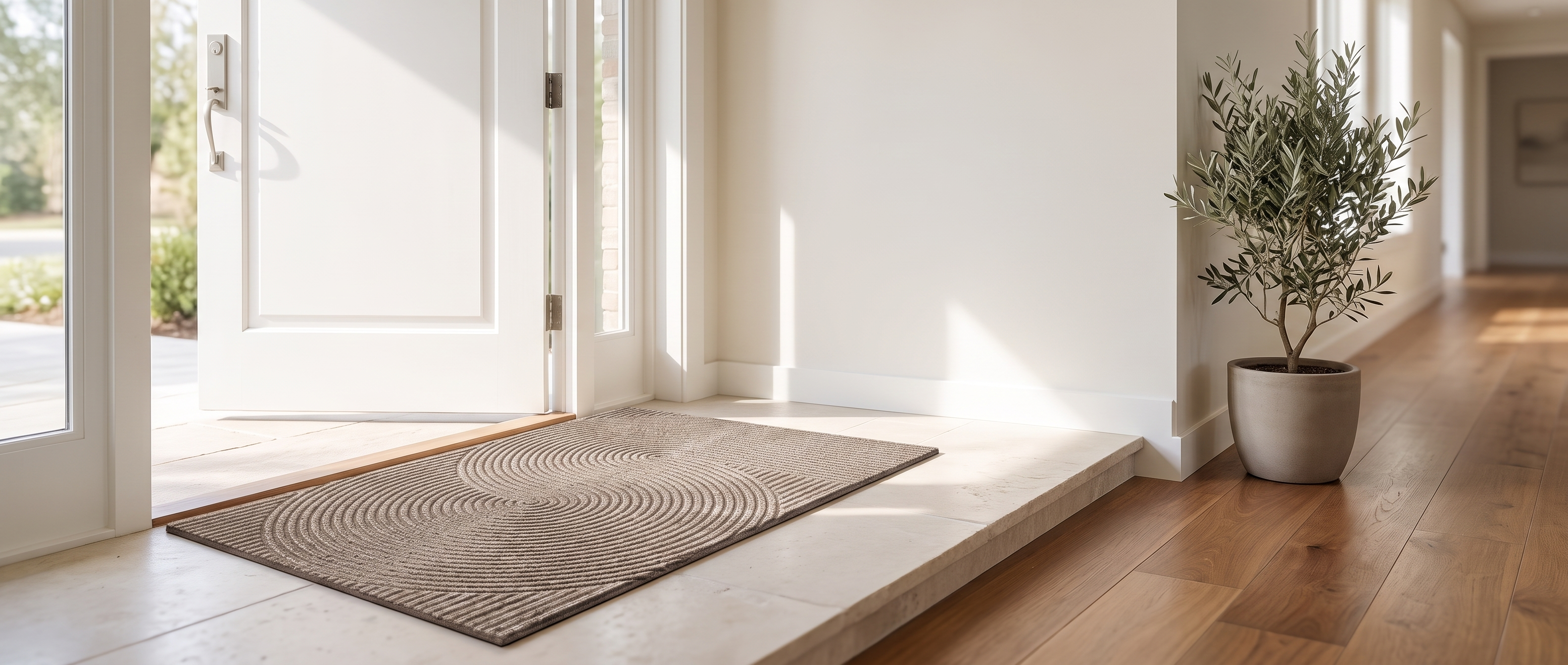 Riva Serena 3D groove doormat banner