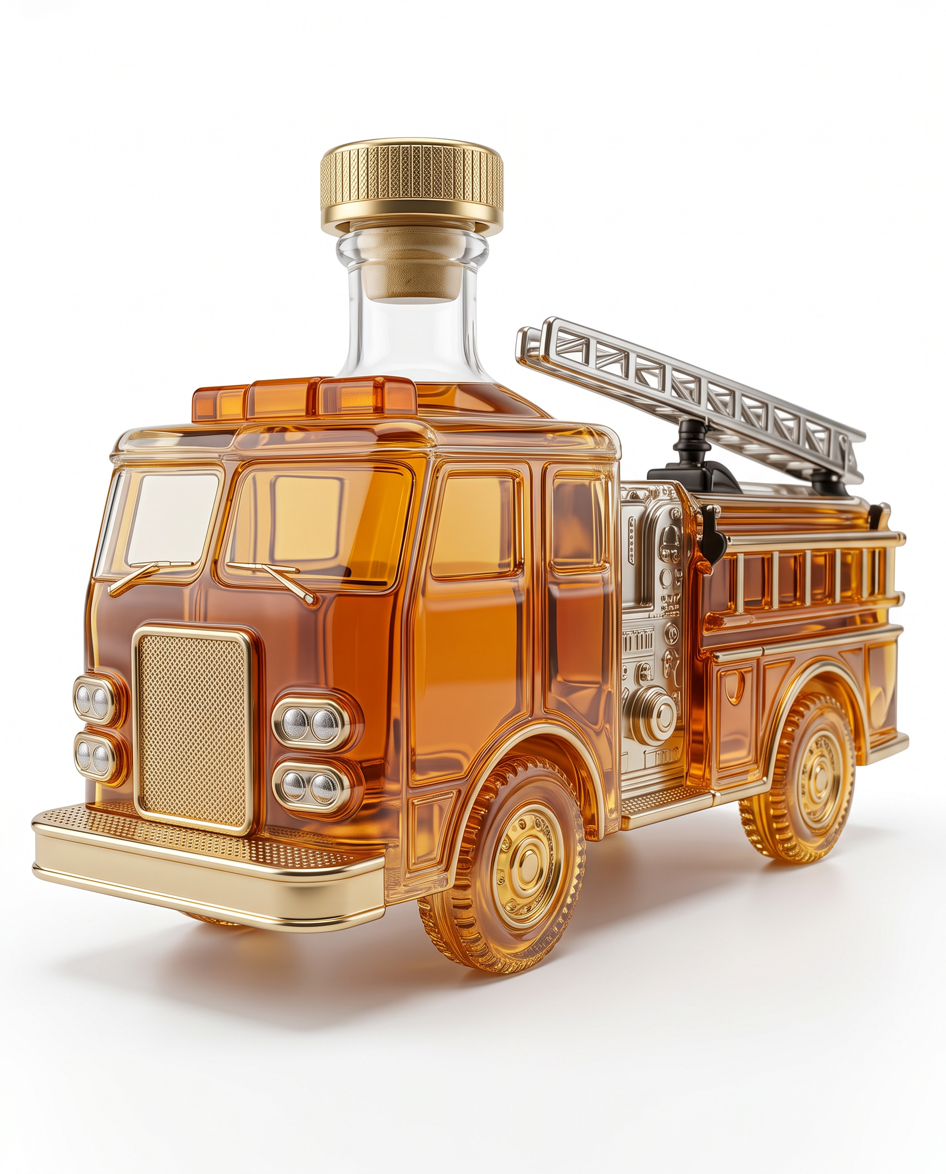 Fiamma Fire Truck Whiskey Decanter - studio hero
