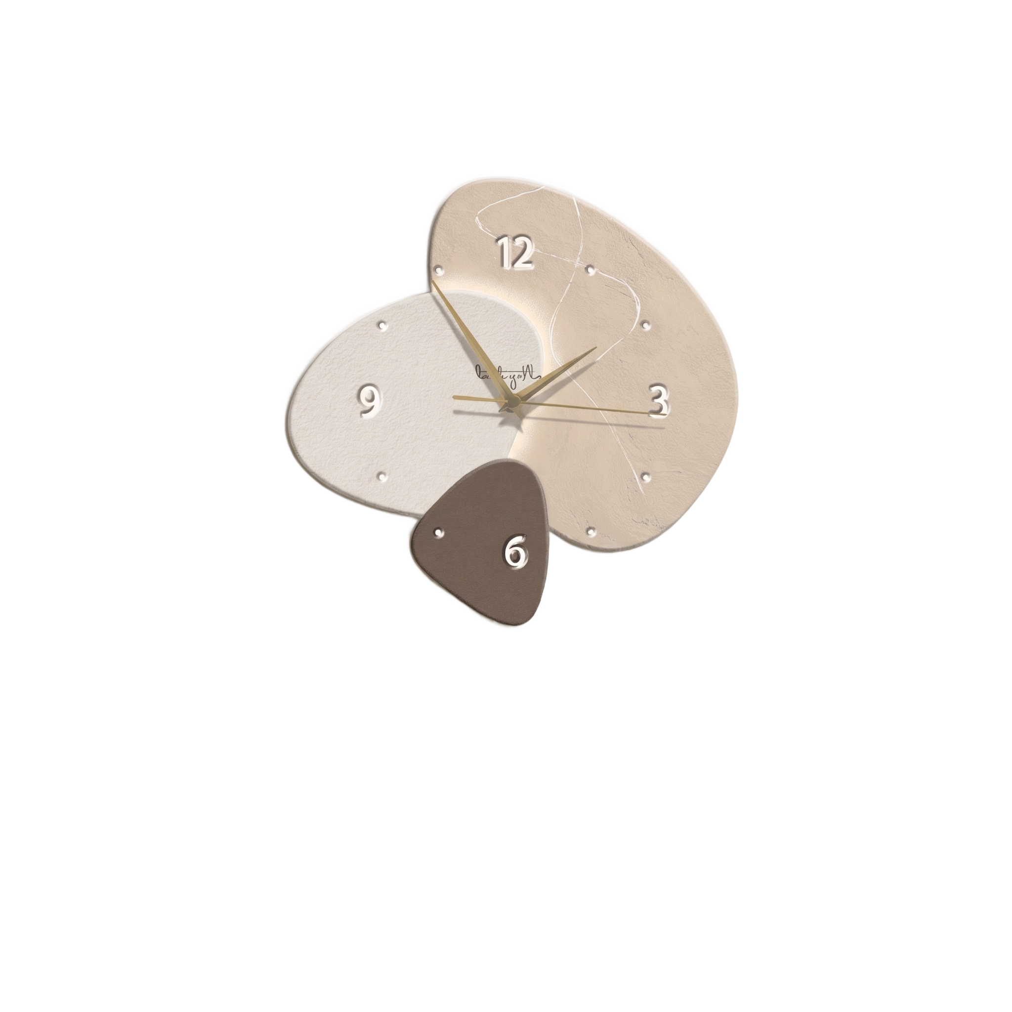 Silenza Wall Clock - Modern design on a clean white background