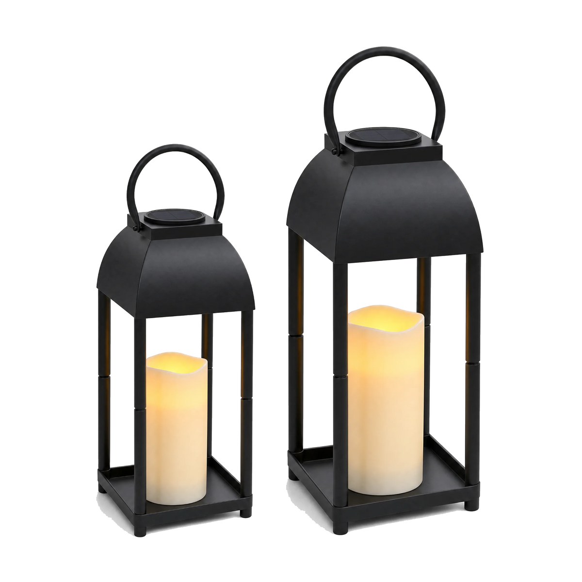 Lanterna Serena solar candle lanterns, Large Set 17 and 21 in
