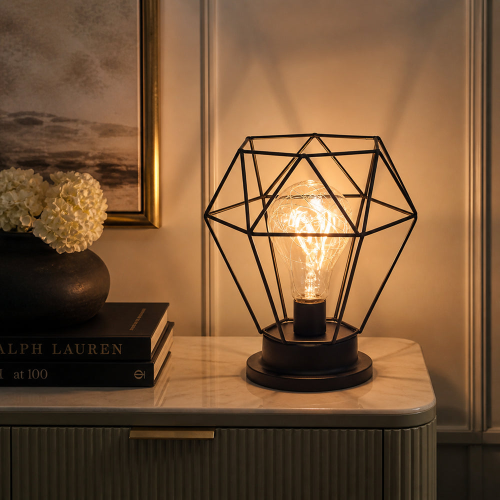 Orvane Diamond Cage Lamp