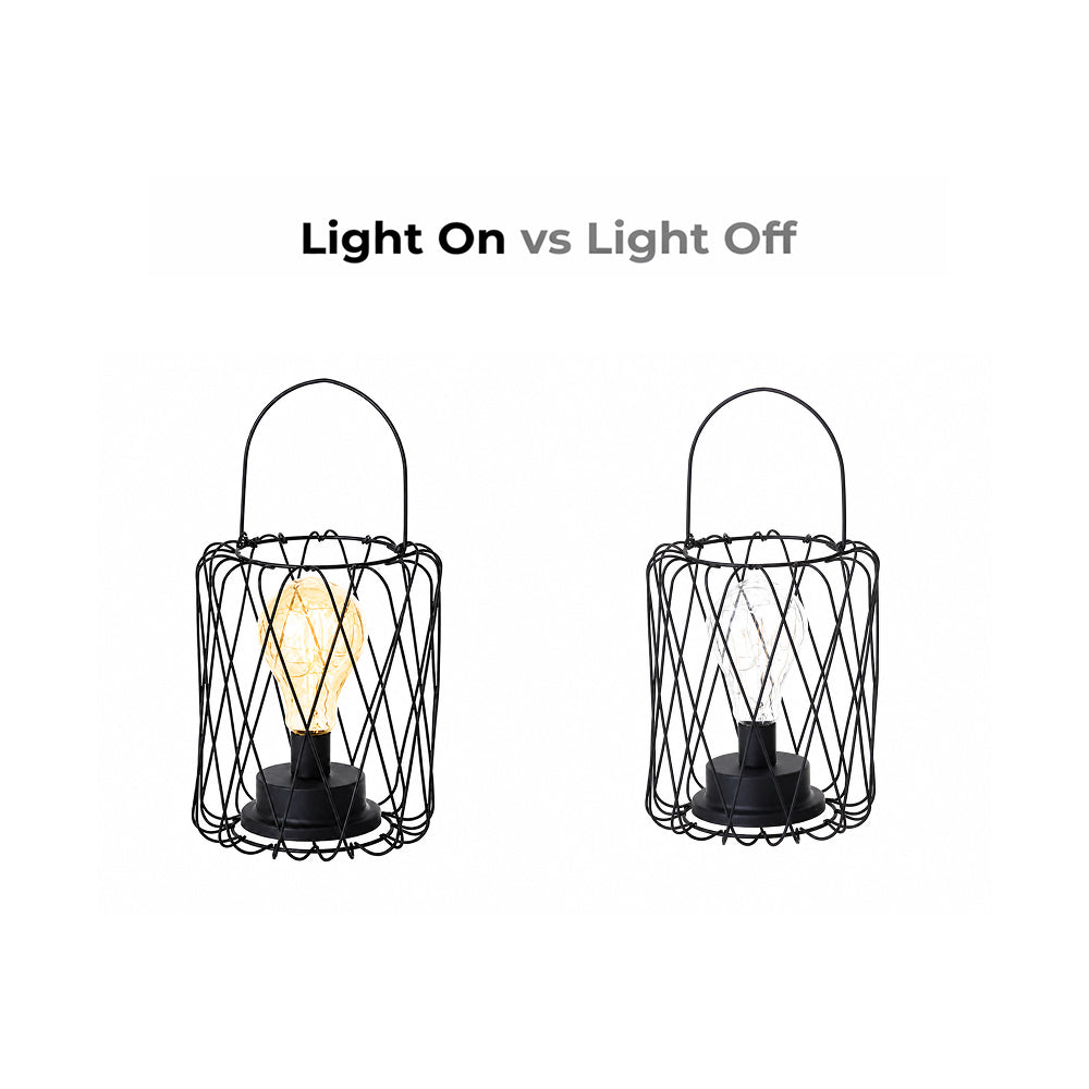 Velmora Cage Lantern Lamp