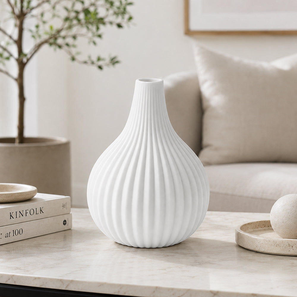 Velaro Fluted Sculpt Vase