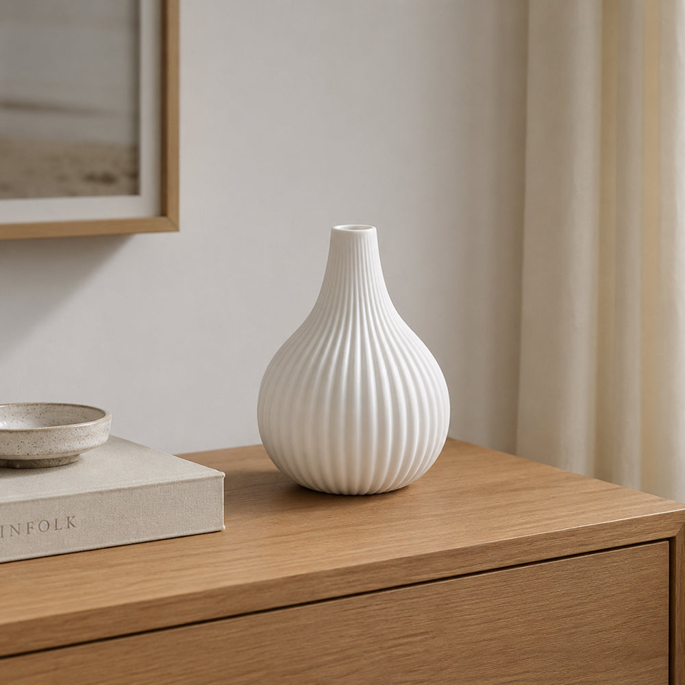 Velaro Fluted Sculpt Vase