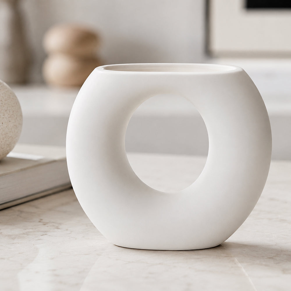 Vase en céramique de style Ins, ornements pour compositions florales, fleurs et fleurs séchées A