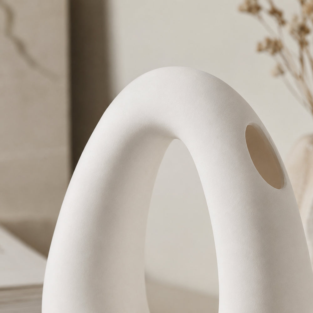 Vase en céramique de style Ins, ornements pour compositions florales, fleurs et fleurs séchées A