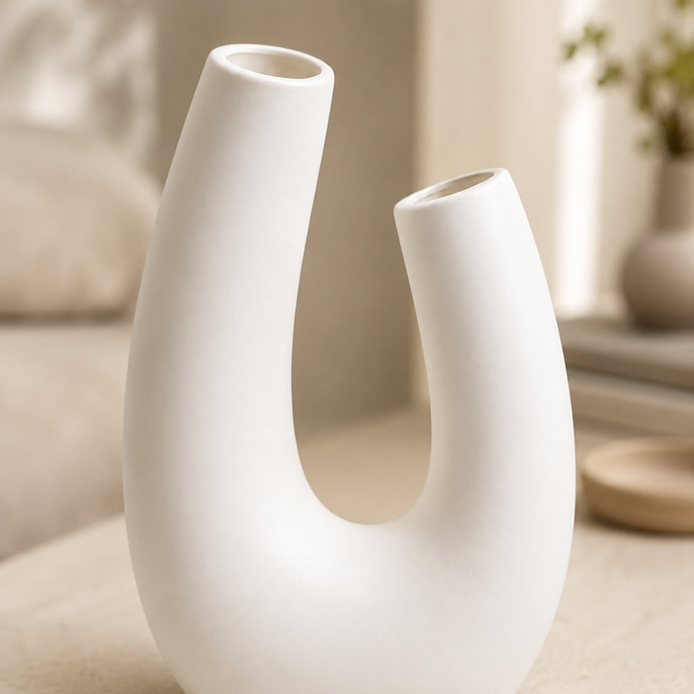 Vase en céramique de style Ins, ornements pour compositions florales, fleurs et fleurs séchées A