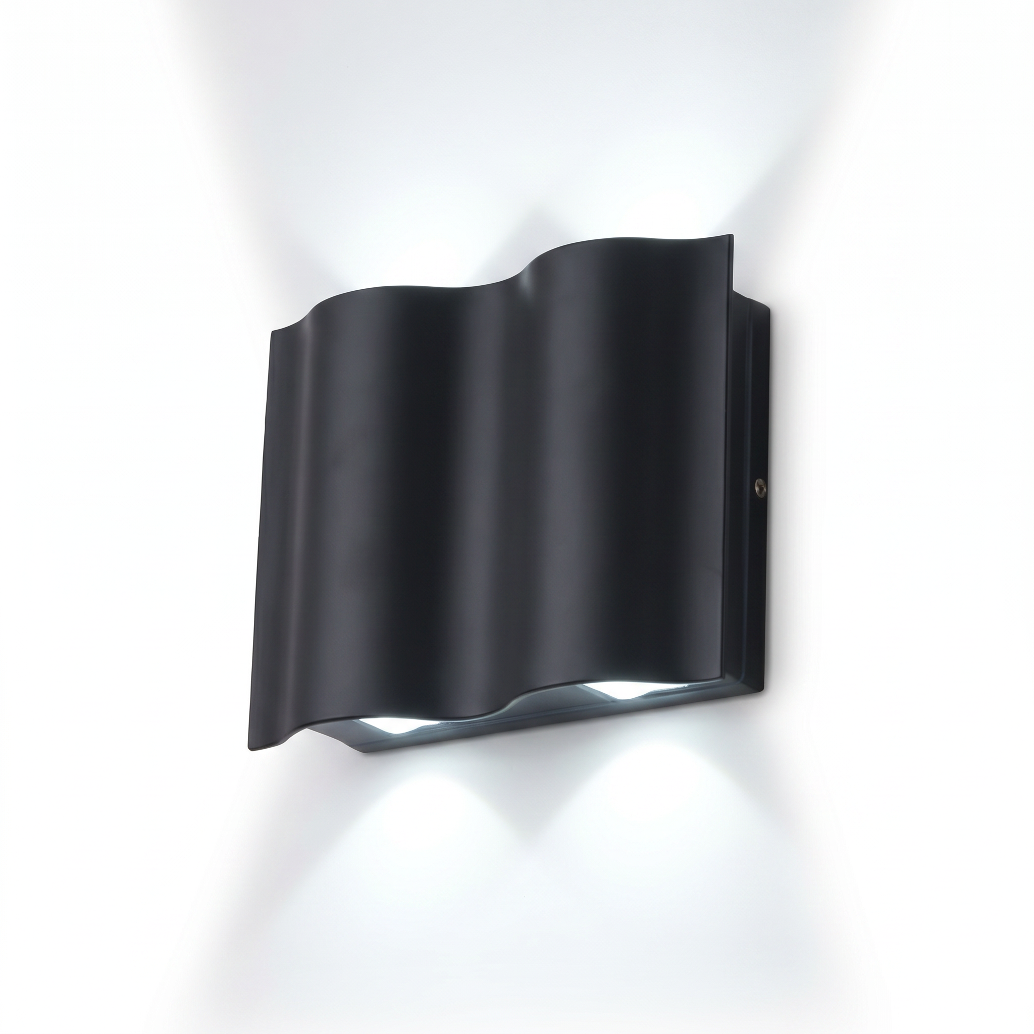 Onda Costiera Outdoor LED Wall Light-Cool White-Studio White