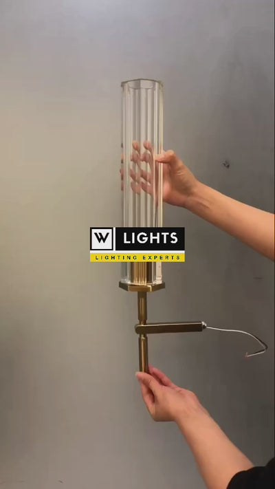 AI Lerb - American Luxury Led Wall Scones Crystal Shades