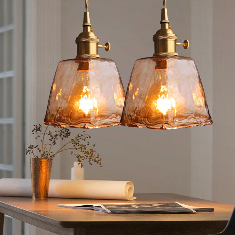Oni - Nordic Modern Brass Glass Pendant lights