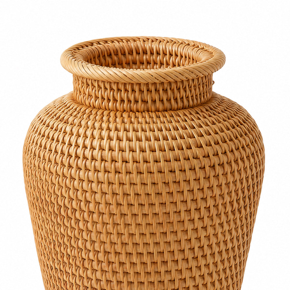Ornements en rotin tressé Vases secs floraux Vases créatifs Paniers de fleurs décoratifs de table