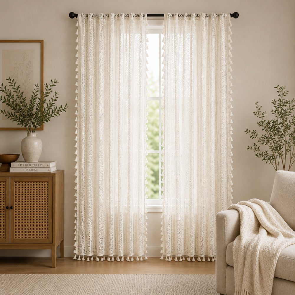 Orvella Boho Lace Curtains