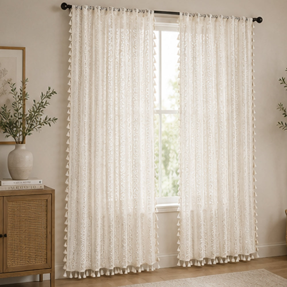 Orvella Boho Lace Curtains