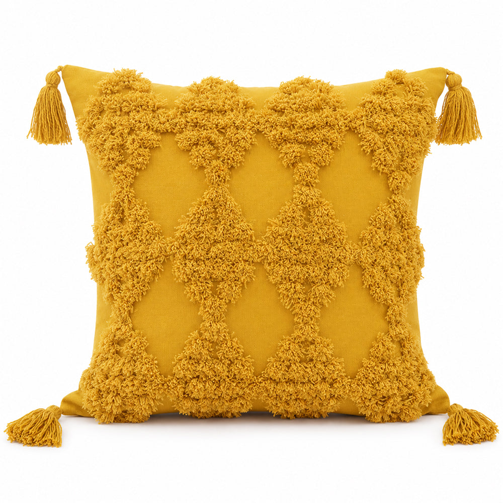Orvella Tufted Tassel Pillow